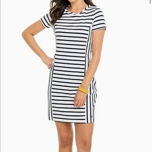 Southern Tide Pippa Performance Striped Knit Shift Dress